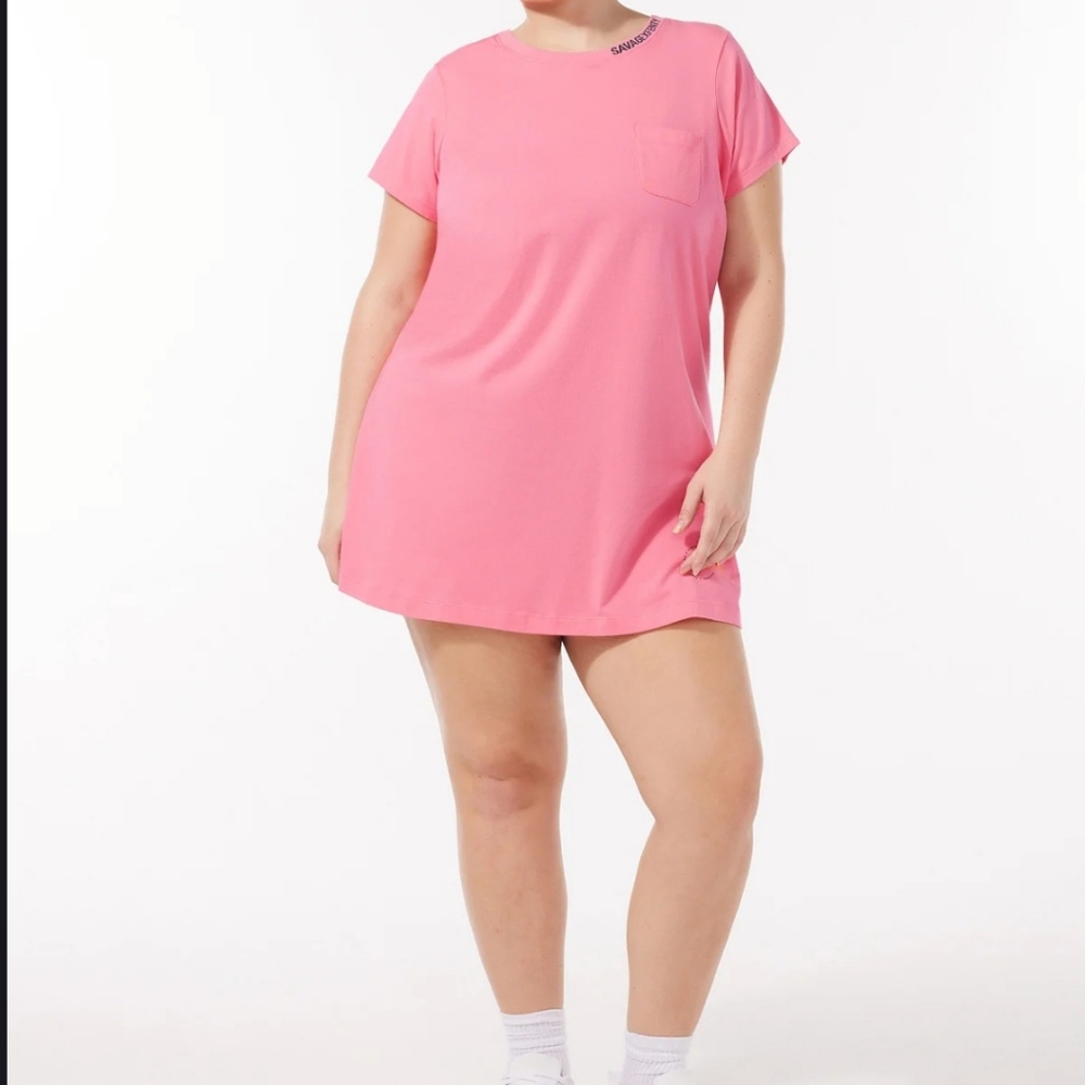 Savage Fenty Pink XL T-Shirt Dress